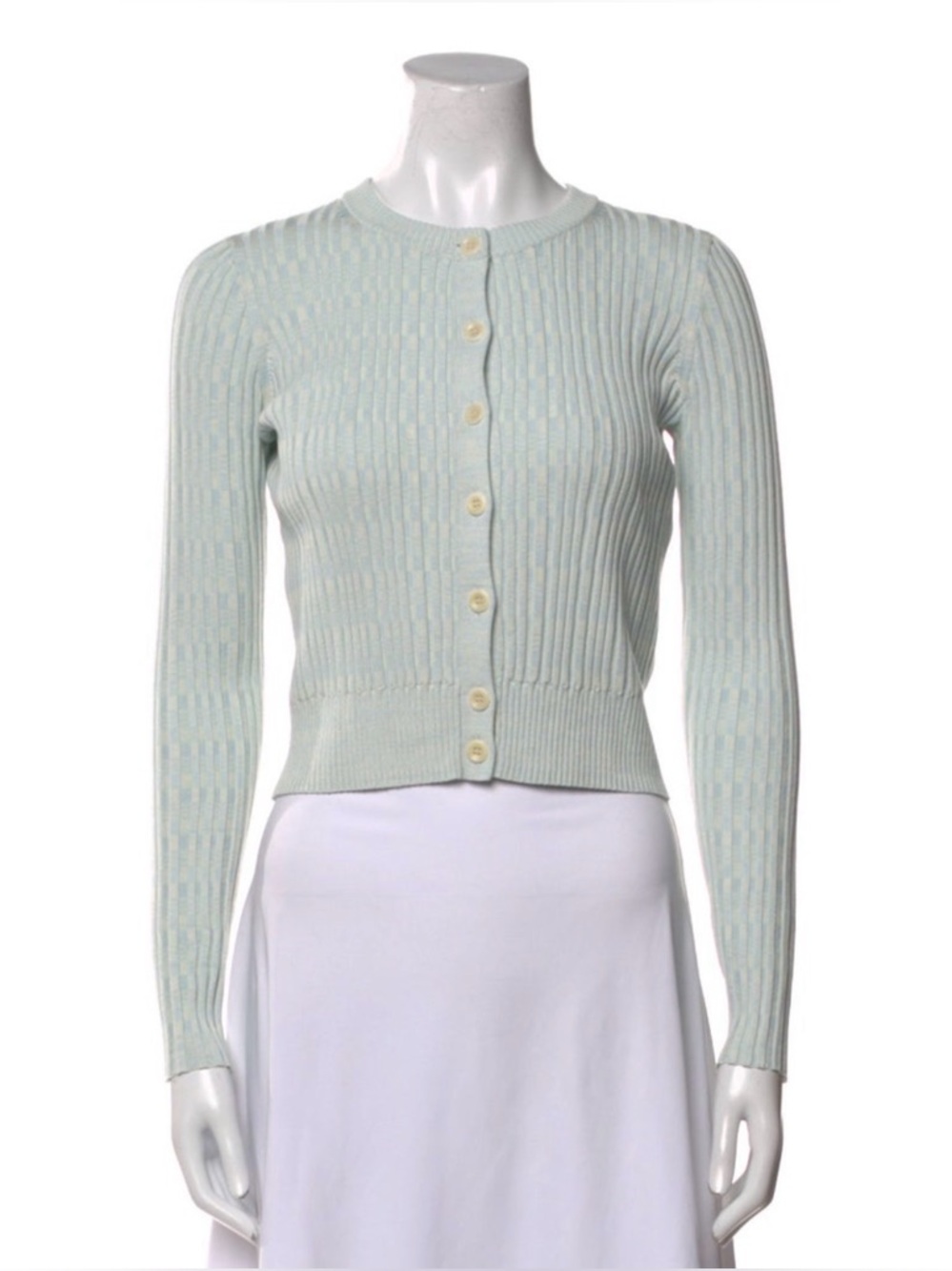 NWOT PROENZA SCHOULER SILK KNIT SPACE DYE CARDIGAN SIZE M